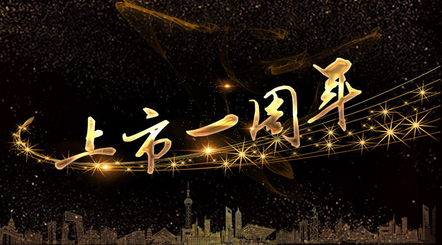 上市一周年，，，，，，不忘初心，，，，，，砥砺奋进